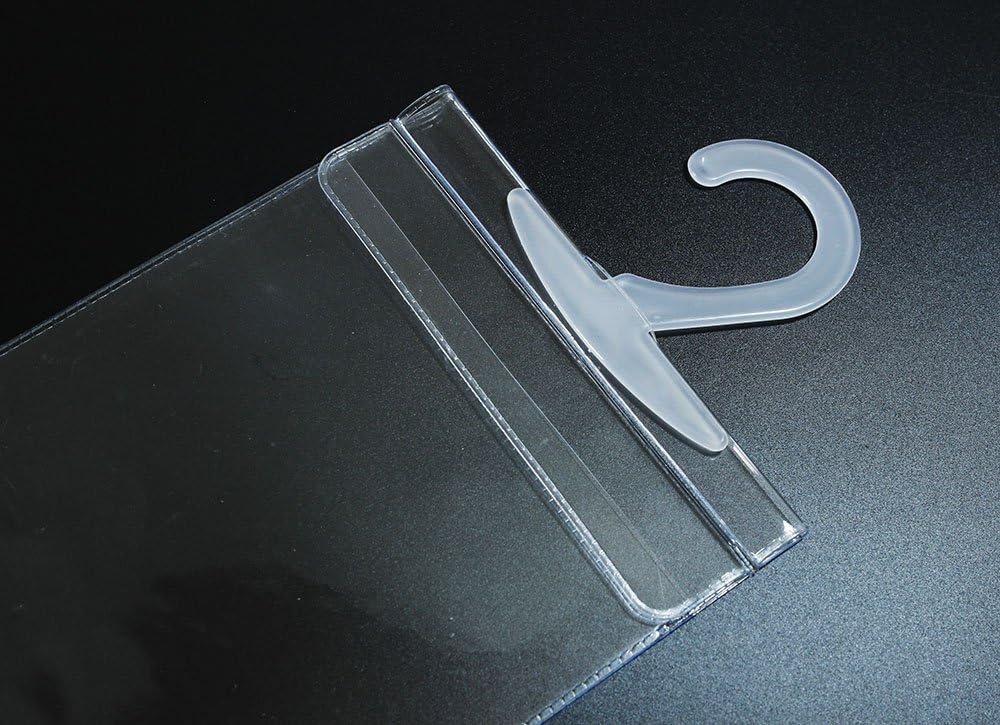 Handicap Parking Placard Holder, Ultra Transparent Disabled Permit Protective Cover with Large Hanger by Tbuymax (Set of 2)