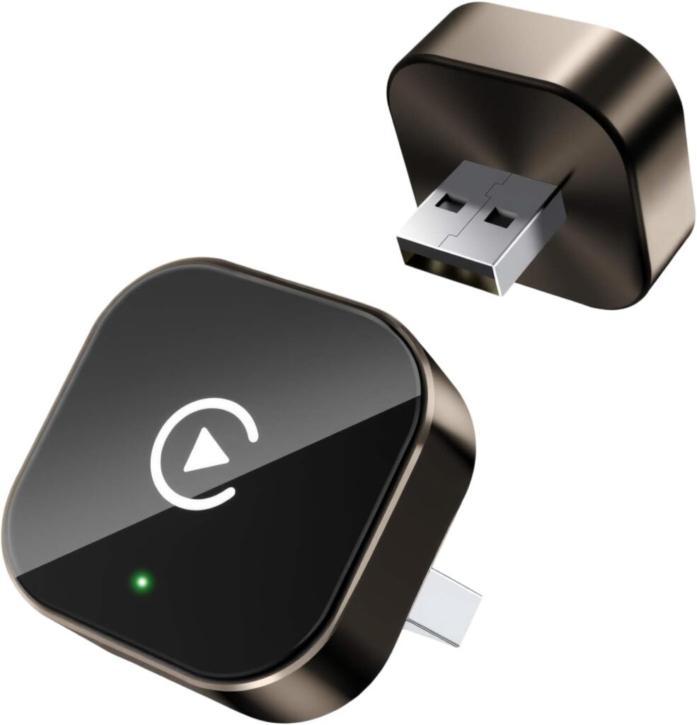 2026 Upgraded Wireless CarPlay Adapter - Fast Auto-Connect, Stable Connection, Mini Size Plug  Play Adapter for iPhone  Android Auto Compatible Cars