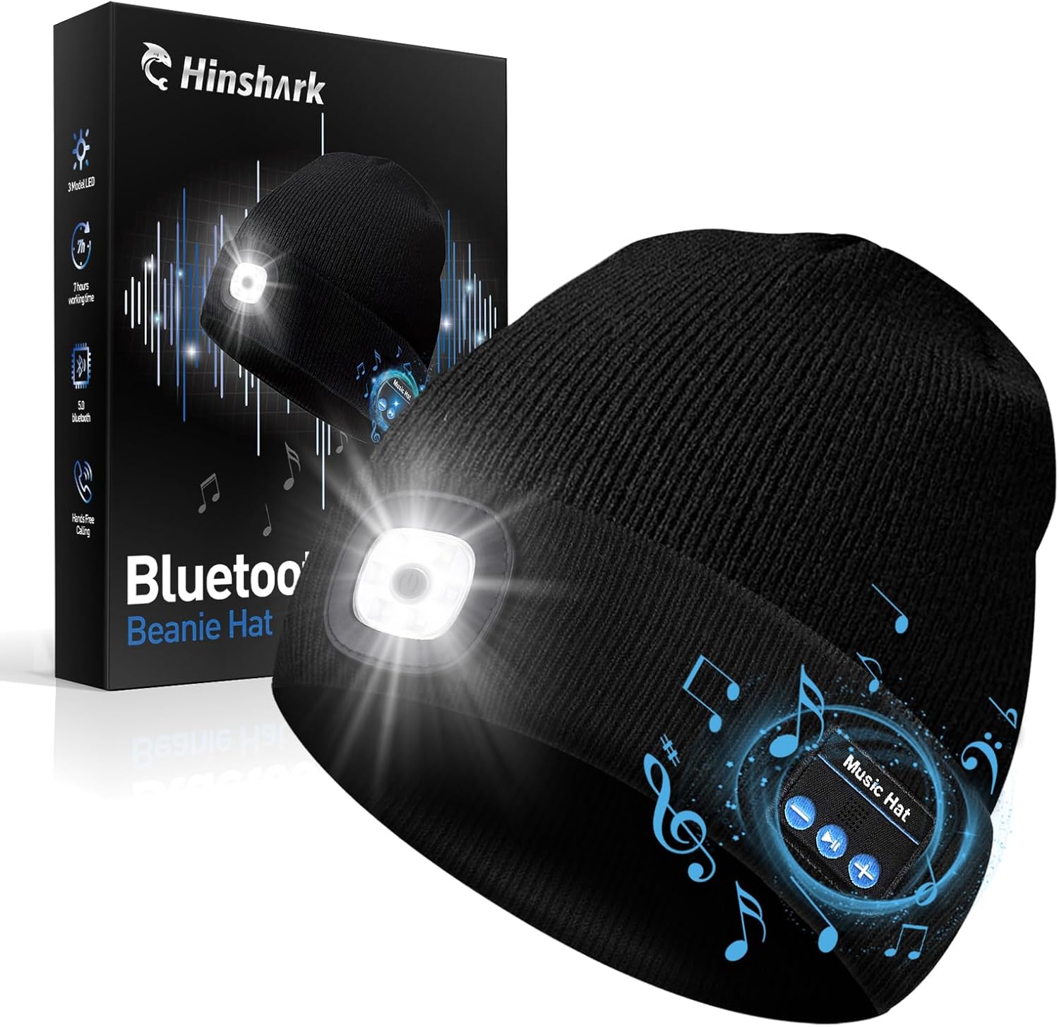 Gifts for Men, LED Bluetooth Beanie Hat (2026)