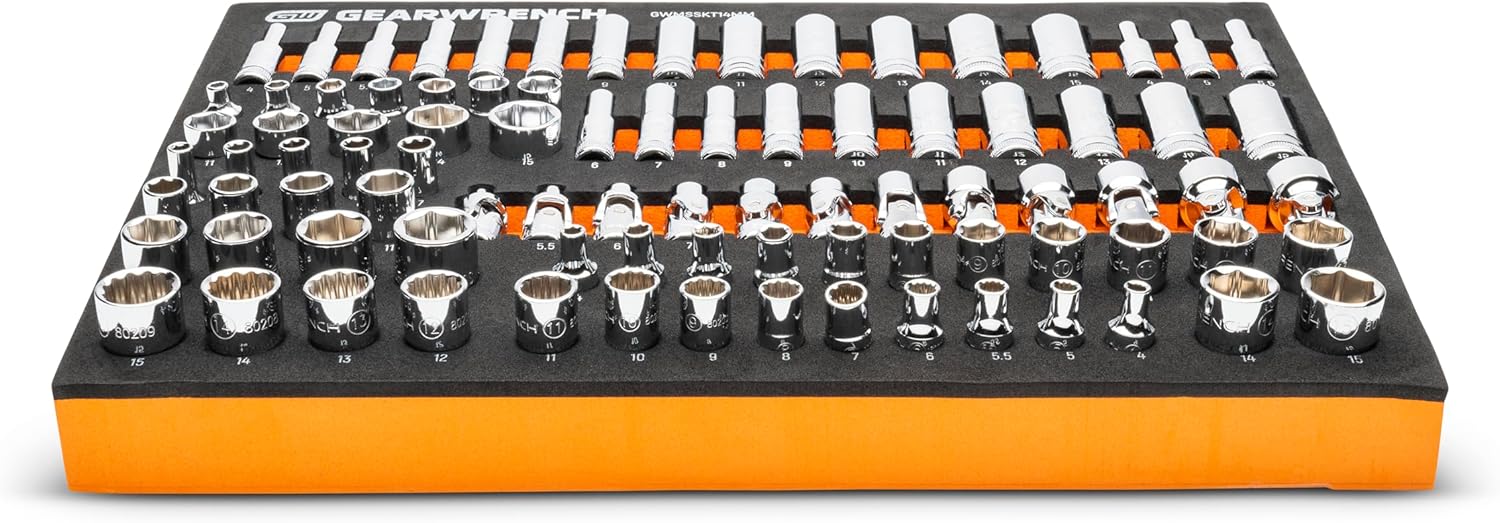 GEARWRENCH 89 Piece 1/4” Drive Master Metric Socket Set (2026) - Image 4