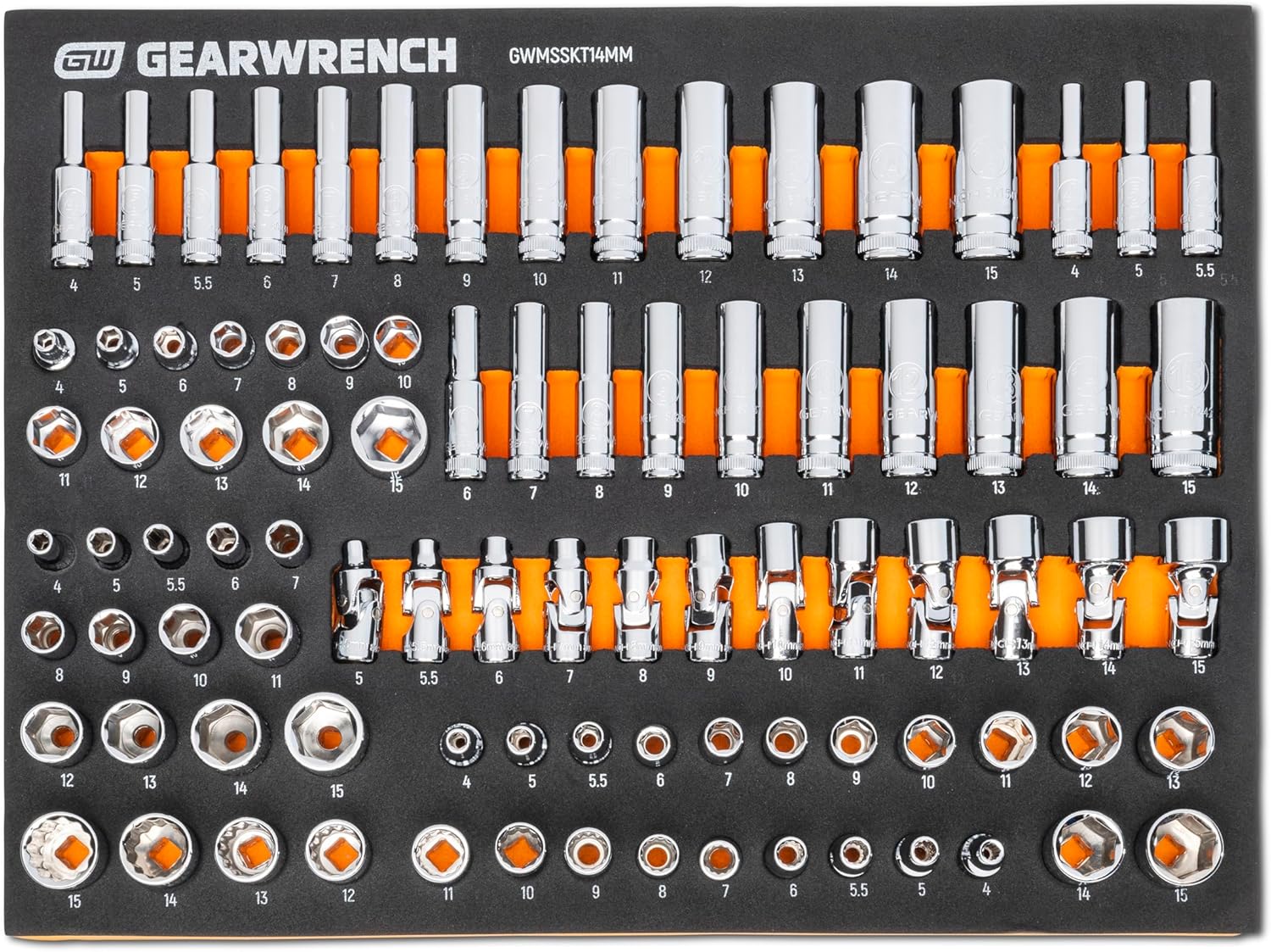 GEARWRENCH 89 Piece 1/4” Drive Master Metric Socket Set (2026) - Image 3