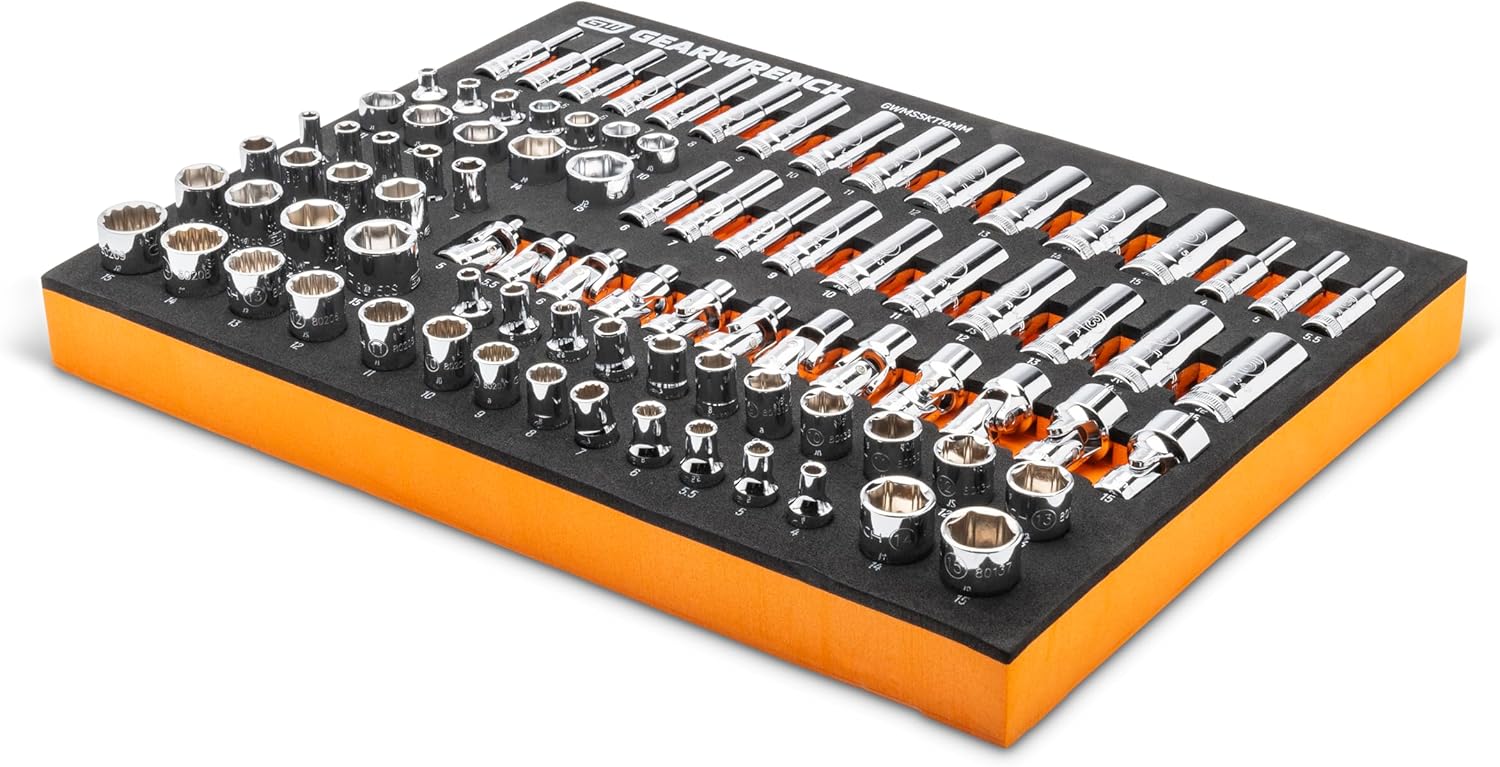 GEARWRENCH 89 Piece 1/4” Drive Master Metric Socket Set (2026) - Image 2