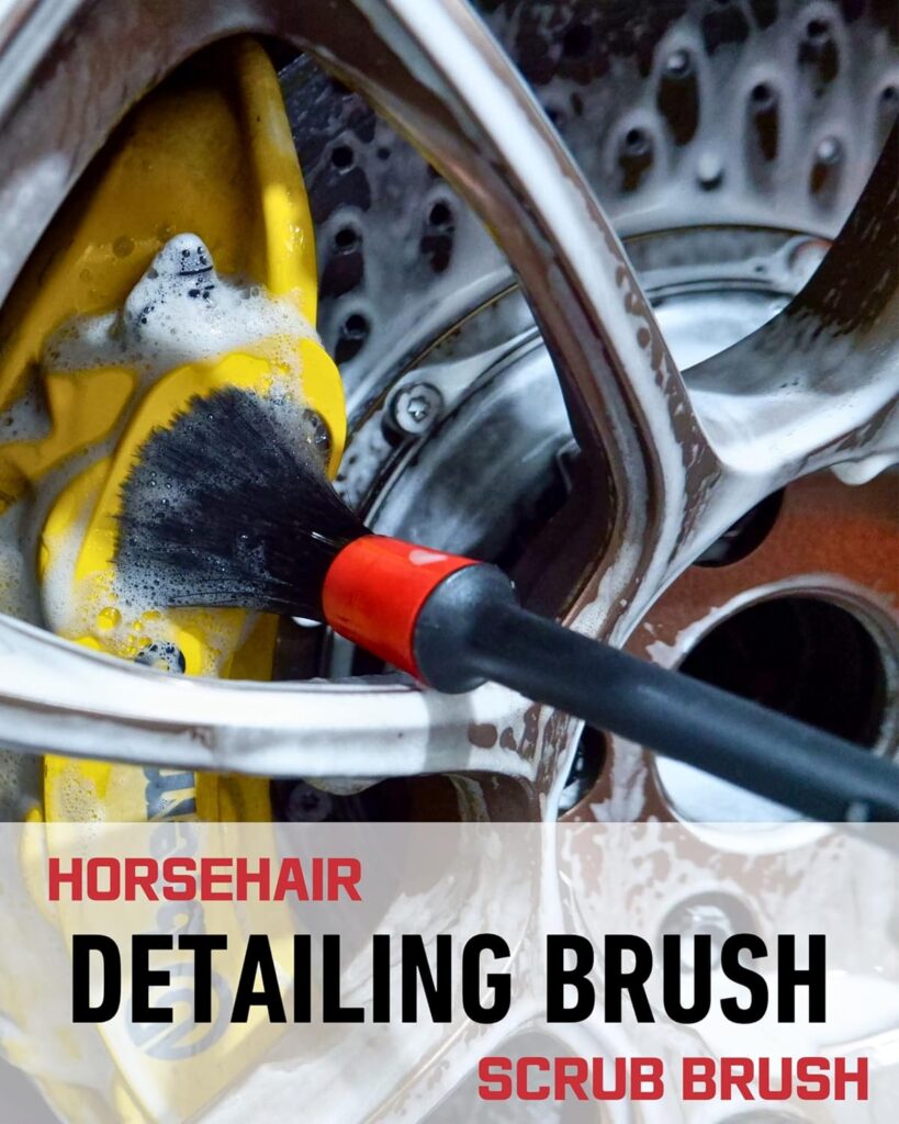 oesee Professional Pack Long Handle Wheel Brush Kit for Cleaning Wheel and Tire- 2X Soft Wheel Cleaning Brush, Detailing Brush and Stiff Tire Brush, Bendable Durable Wheel Rim Cleaner Brush Set oesee Professional Pack Long Handle Wheel Brush Kit for Cleaning Wheel and Tire- 2X Soft Wheel Cleaning Brush, Detailing Brush and Stiff Tire Brush, Bendable Durable Wheel Rim Cleaner Brush Set