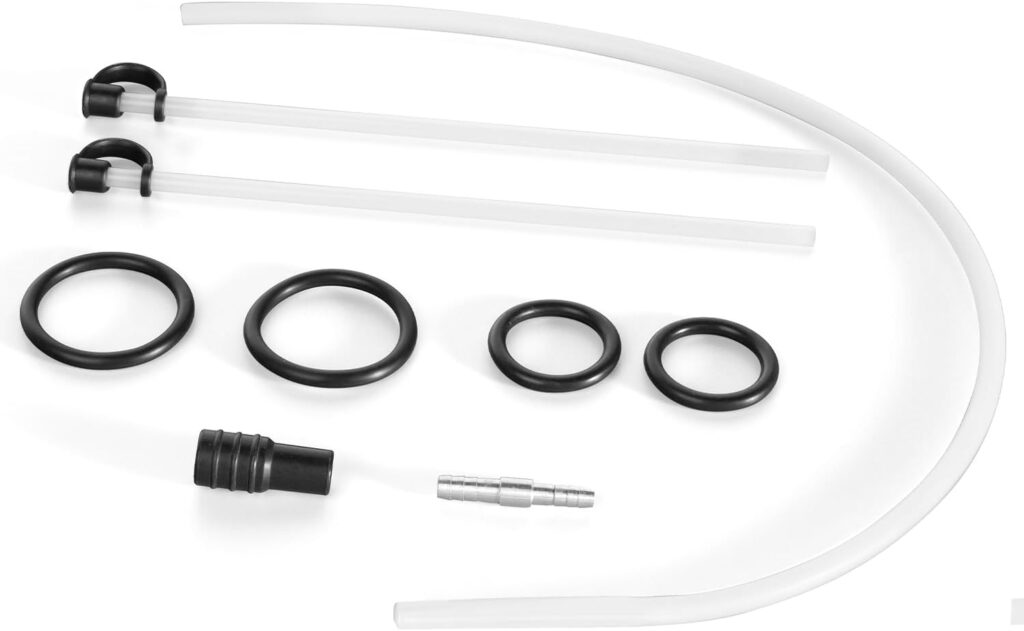 Thorstone 200cc Automotive Fluid Extractor Pump, Manual Oil Change Syringe with 2pcs 22cm PVC Suction Tubes