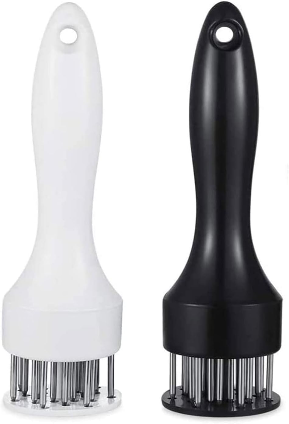 Meat Tenderizer Tool with Ultra Sharp Stainless Steel Needle Blades 2 Pack