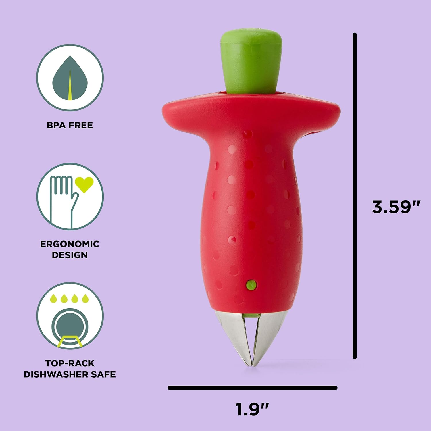 Chef'n Original Stem Gem Strawberry Huller (2026) - Image 4