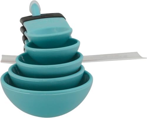 KitchenAid Classic Measuring Spoons, Set of 5, Aqua Sky/Black KitchenAid Classic Measuring Spoons, Set of 5, Aqua Sky/Black