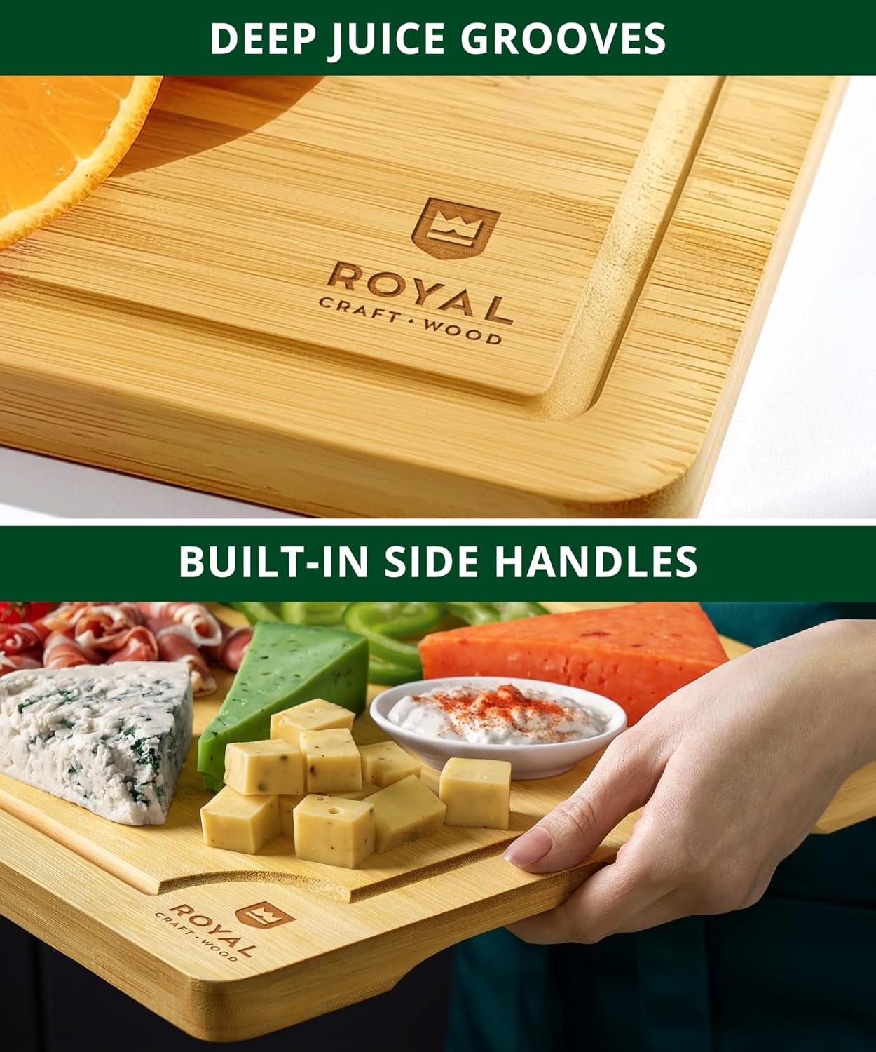 ROYAL CRAFT WOOD Wooden Cutting Boards : Versatile Kitchen Must-Have - Image 3